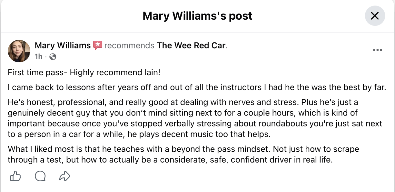 Carole Napier's post