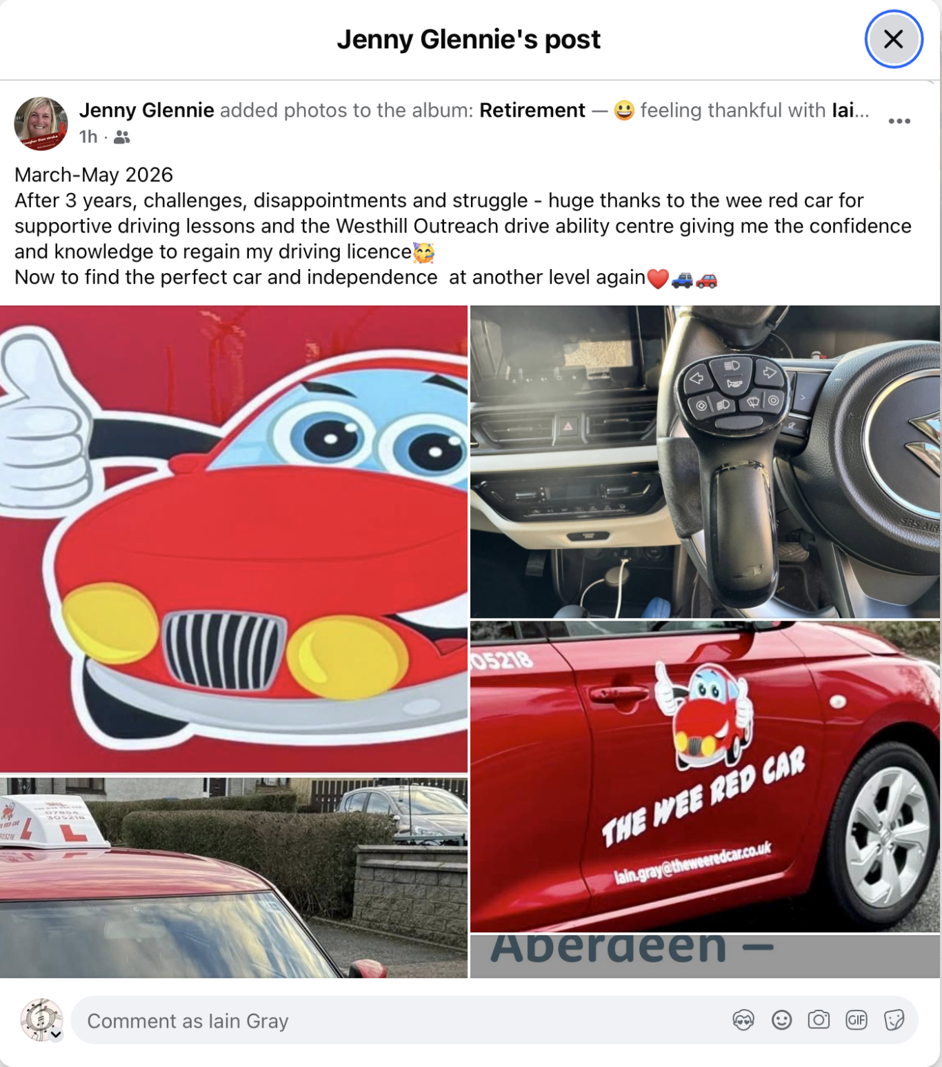 Carole Napier's post